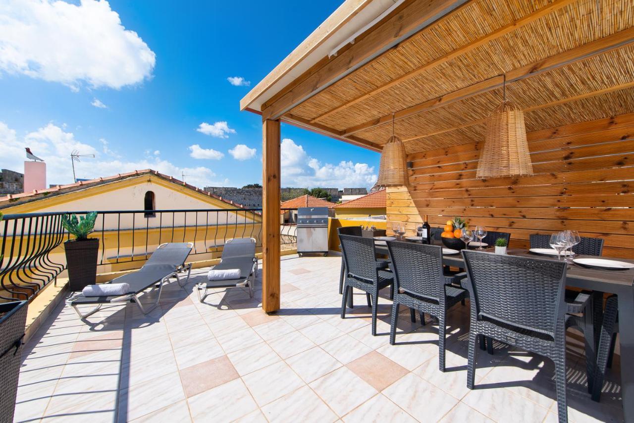 A Unique 3-4 Bedrooms House In Old Town Rhodes City ภายนอก รูปภาพ